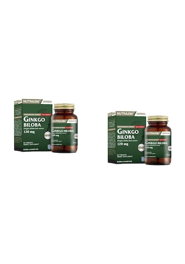 Nutraxin Ginkgo Biloba 60 Kapsül 2 Adet