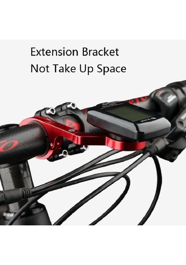 Bisiklet Dağ Bisikleti Alüminyum Alaşımlı Kod Masa Standı Evrensel Kod Tablosu Uzatma El Feneri Braketi Siyah Siyah