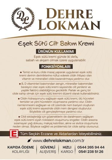 Eşek Sütü Cilt Bakım Kremi 70 Gr 3 Adet