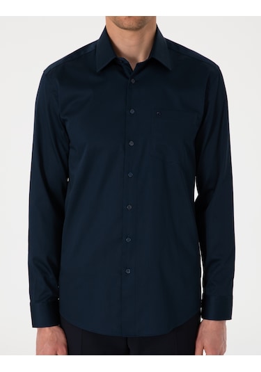 Pierre Cardin Erkek Lacivert Gömlek Basic 50302972-vr033 Lacivert