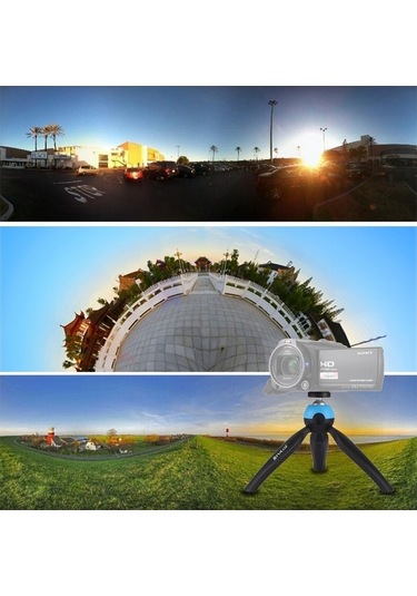 Createtech Puluz Pu361 360 Derece Top Kafa Mini Tripod Montajı - Gopro Ve Dslr İçin