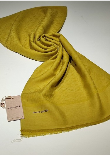 Yağ Yeşili Pierre Cardin Şal Fıstık Yeşili