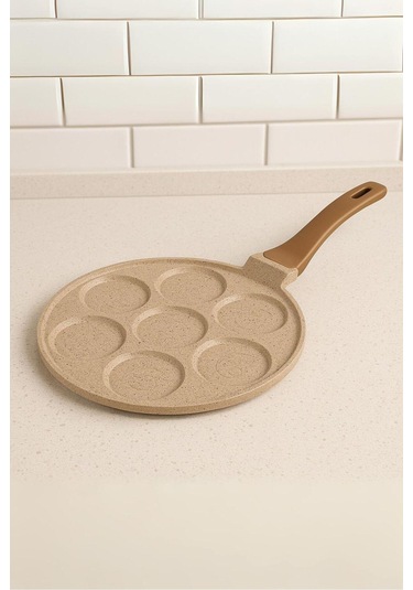 Döküm Pancake Tavası - Kahverengi