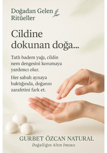 Tatlı Badem Yağı %100 Saf Doğal Seyreltilmemiş 50ml Sweet Almond Oil