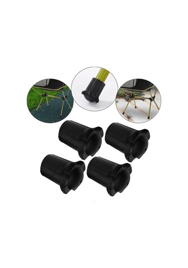 Bloomnest Adet Katlanır Bahçe Sandalyeleri, Kamp İçin Kauçuk Bacak Kapakları A723 Altın-siyah Altın - Siyah