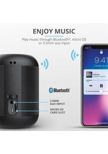Trust 23549 Rokko IPX5 Suya Dayanıklı Bluetooth Hoparlör