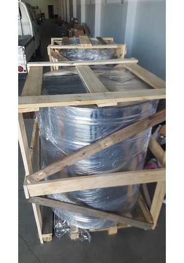 Paslanmaz Çelik Su Deposu 660 Lt Çap 75 Cm - Yükseklik 150 Cm