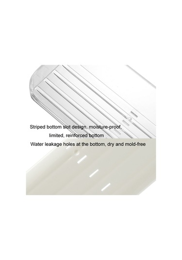 Sones Duvara Monteli Delinmeyen Yatak Başı Gözlük Saklama Kutusu Banyo Tuvalet Malzemeleri Drenaj Rafı Beyaz