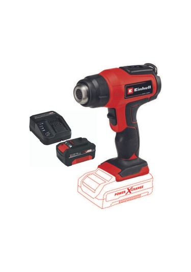 Te Ha 18 Li Akülü Sıcak Hava Tabancası+ 4,0 Ah Akü Ve Şarj Kiti T