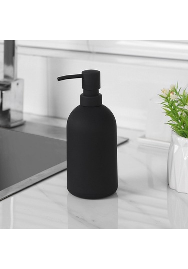 Suntek Siyah Sabunluk Losyon Dispenseri Boş Otel Şampuan Siyah Diğer