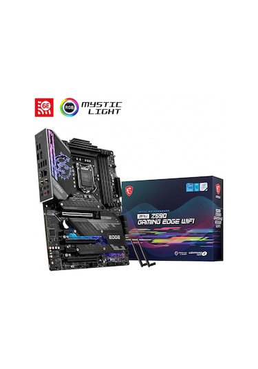 MSI MPG Z590 Gaming Edge WIFI Intel Z590 5333 MHz (OC) DDR4 Soket 1200 ATX Anakart