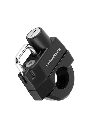 Knmaster Evrensel Motosiklet Kask Kilidi 22-26 Mm Siyah