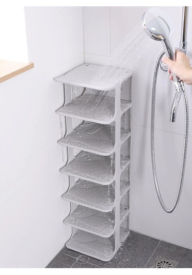 Periboia 5 Katlı Pratik Ayakkabılık - Ayakkabı Rafı Çok Renkli