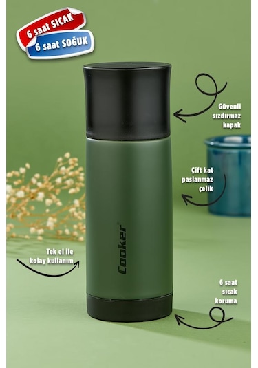 Cooker CKR2061 Soldier 0,30 Litre Çelik Termos