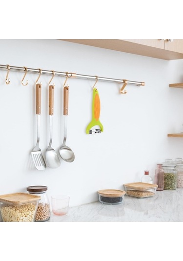 Ulzyvf Striptizci Soyucu, Soyucu Siyah Sarı Saplı Profesyonel Paslanmaz Mutfak Mutfak Mısır Mısır Mısır Kaymaz İyi Hanehalkı Ergonomik Dayanıklı Çelik Aletleri, Aleti, Aleti, Aleti, Gv Siyah