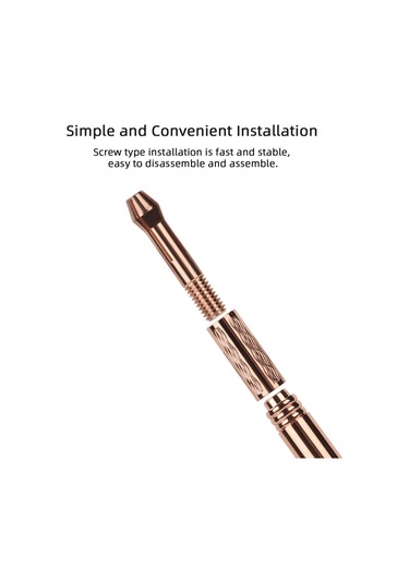 Wezone Krom Çapraz Uçlu Akrilik Cilt Kalemi - Hafif, Kaymazsız, Uyumlu Yuvarlak İğne Ve Bıçaklı Modelle, Estetik Kaş İşlemleri İçin El Kalemi