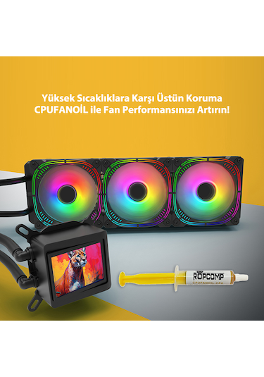 Ropcomp Cpufanoil Cpu Sıvı Soğutucu Fan Mili Yağı Cp5