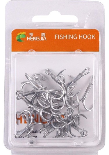 20 Adet/kutu Balıkçılık Üçlü Kanca Döküm Balıkçılık Kanca Yüksek Karbon Çelik Süper Keskin Mukavemetli Karbon Çelik Açı Kanca 6
