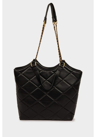 Defacto Kadın Suni Deri El Çantası D4674axnsbk27 Siyah