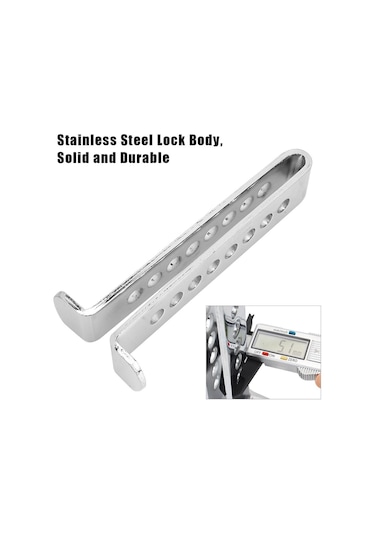 Araba Aksesuarları Çelik Paslanmaz Otomatik Fren Pedalı Kilidi Evrensel Araba Debriyaj Kilidi Gaz Hızlandırıcı Güvenlik Anti-hırsızlık Aracı