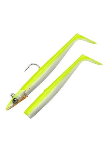 Savage Gear Sandeel V2 12 Cm 22 Gr 2+1 Lemon Back