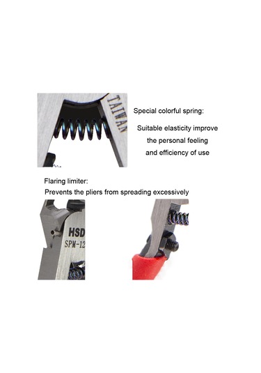 Hsd Spm-120 Tek Kenarlı Kesme Pensesi İnce Kenarlı Model Montajlı Su Çeneli Pense