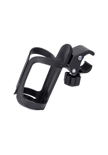 Bisiklet Çocuk Bisiklet Tutucu Bisiklet Bardak Tutucu 360 Döndürme Bisiklet Gidonu Su Şişesi Tutucu Siyah