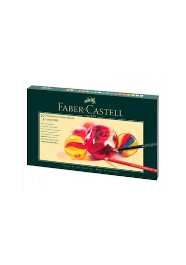 Faber Castell Polychromos Profesyonel Kuruboya Set 20 Renk