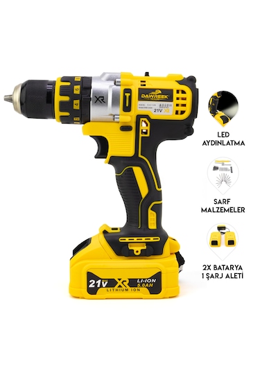 Dawreek 10 MM Çelik Mandren Vidalama DWD5P