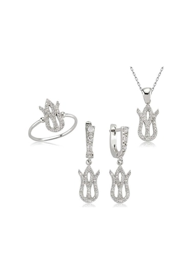 Gümüş Lale Bayan Set 58252036