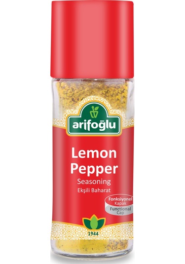 Arifoğlu Lemon Pepper Limonlu Baharatlı Çeşni Cam 90 G