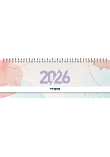 Gıpta 2026 Spiralli Masa Takvimi 12x33 Cm 504-btk