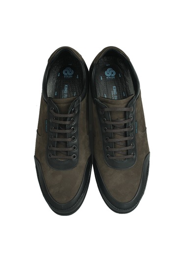 King Paolo 8145 232  Erkek Kahve Günlük Büyük Numara Ayakkabı Kahverengi