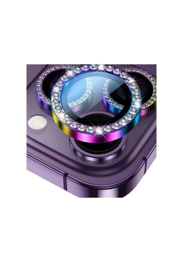 Mercitech Apple Uyumlu iPhone 14 Pro-14 Pro Max Diamont Lens