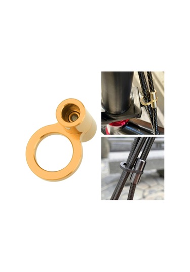 Suntek Dayanıklı Bisiklet Fren Kablo Tokası Kılavuzu Bisiklet Altın