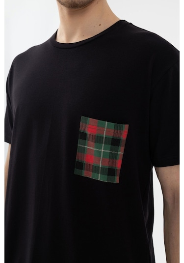 Erkek Kısa Kollu Pamuklu Ön Cep Detaylı Yeşil - Kırmızı Ekose Desenli Pijama Takımı Ke30304.34 Yeşil Erkek Kısa Kollu Pamuklu Ön Cep Detaylı Yeşil - Kırmızı Ekose Desenli Pijama Takımı Ke30304.34 Yeşil