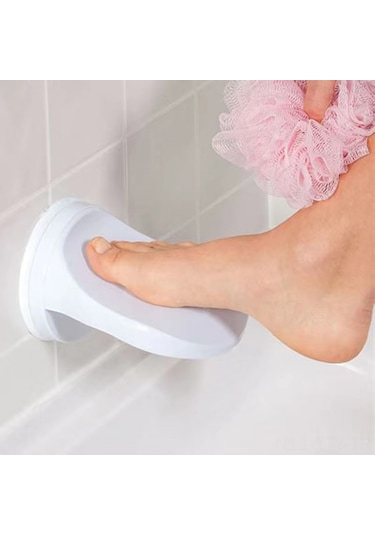 Dianziye Ev Bathı İçin Kalın Pp Materyal Banyo Tabureti - Yaşlı Ve Hamileler İçin Kaymazsız, Dirsek Kullanıma Uygun, Dikenli Paspaslı Beyaz Diğer