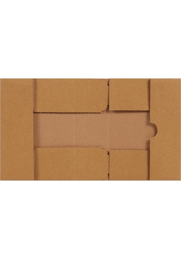 Packanya 17 x 12.5 x 5.5 - 100 Adet Kesimli Karton Kutu  -  Internet ve Kargo Kutusu