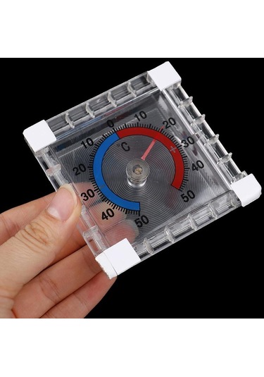 Jms Sıcaklık Termometre Pencere Ev İç Mekan Dış Duvar Bahçe Dereceli Disk Ölçümü