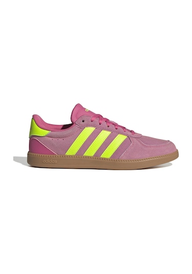 Adidas Breaknet Sleek Mor Kadın Sneaker 000000000102235889 Mor-neon Yesıl-sarı Mor - Neon Yeşil - Sarı