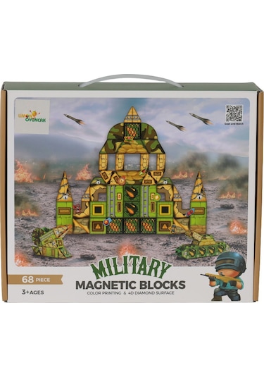 2207 Manyetik Bloklar Puzzle 68 Parça