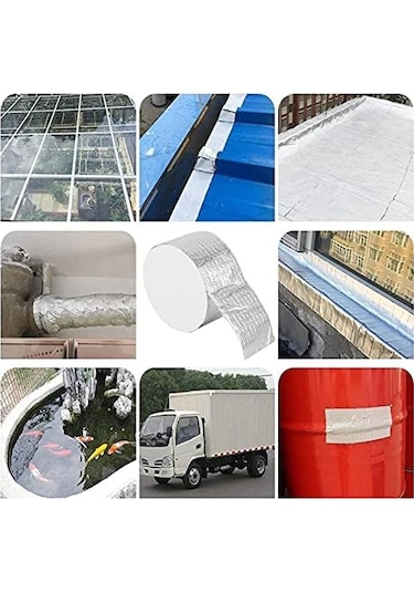 Bondit Süper Güçlü Su Sızdırmaz Çamur Bant Çatı Boru Tamir 50 mm