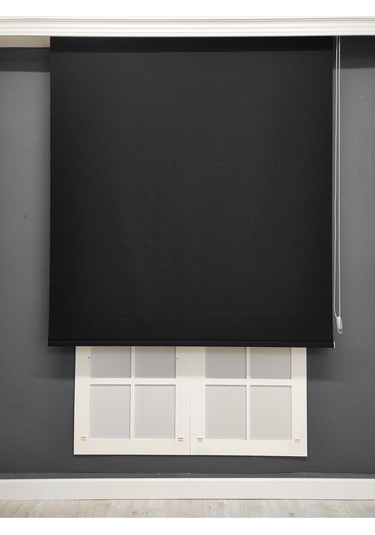 Venassa Siyah Stor Zebra Güneşlik Perde