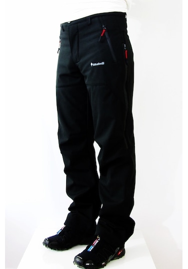 Mudwill Erkek Kışlık Softshell Pantolon Siyah