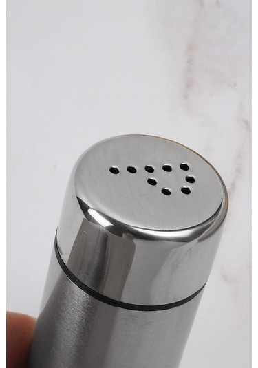 2 Li 304 L Çelik Büyük Boy Karabiberlik Ve Tuzluk Set Takım Cin980-takim Gri