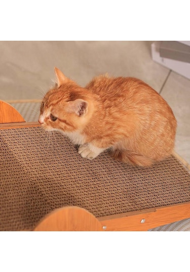 Suntek Karton Kedi Scratcher Tahterevalli Tırma Tahtası Yenilik