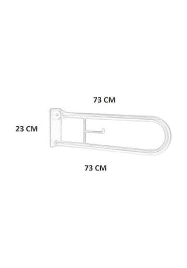 Monavit Engelli Kağıtlık Mafsallı Tutunma Bar Banyo Küvet Tuvalet