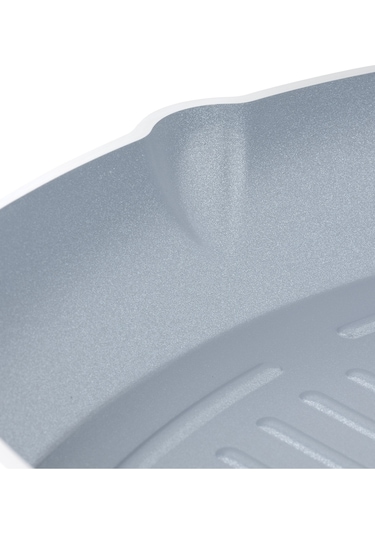 Madame Coco Nano Seramik Izgara Tava - Gri/beyaz - 28 Cm Çok Renkli