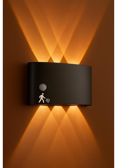 Aplix Vento Sensörlü Led Duvar Apliği Amber 100 Adet