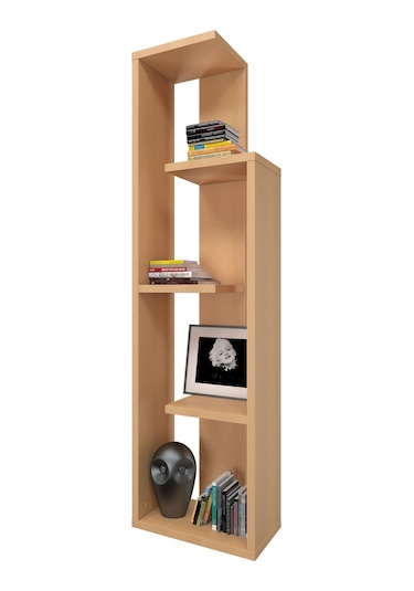 Zile 4 Raflı Kitaplık, Kayın 44x157x25 Cm Nocolor-0b4ce28c